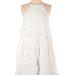 ANN TAYLOR LOFT WHITE HALTER DRESS Size XS